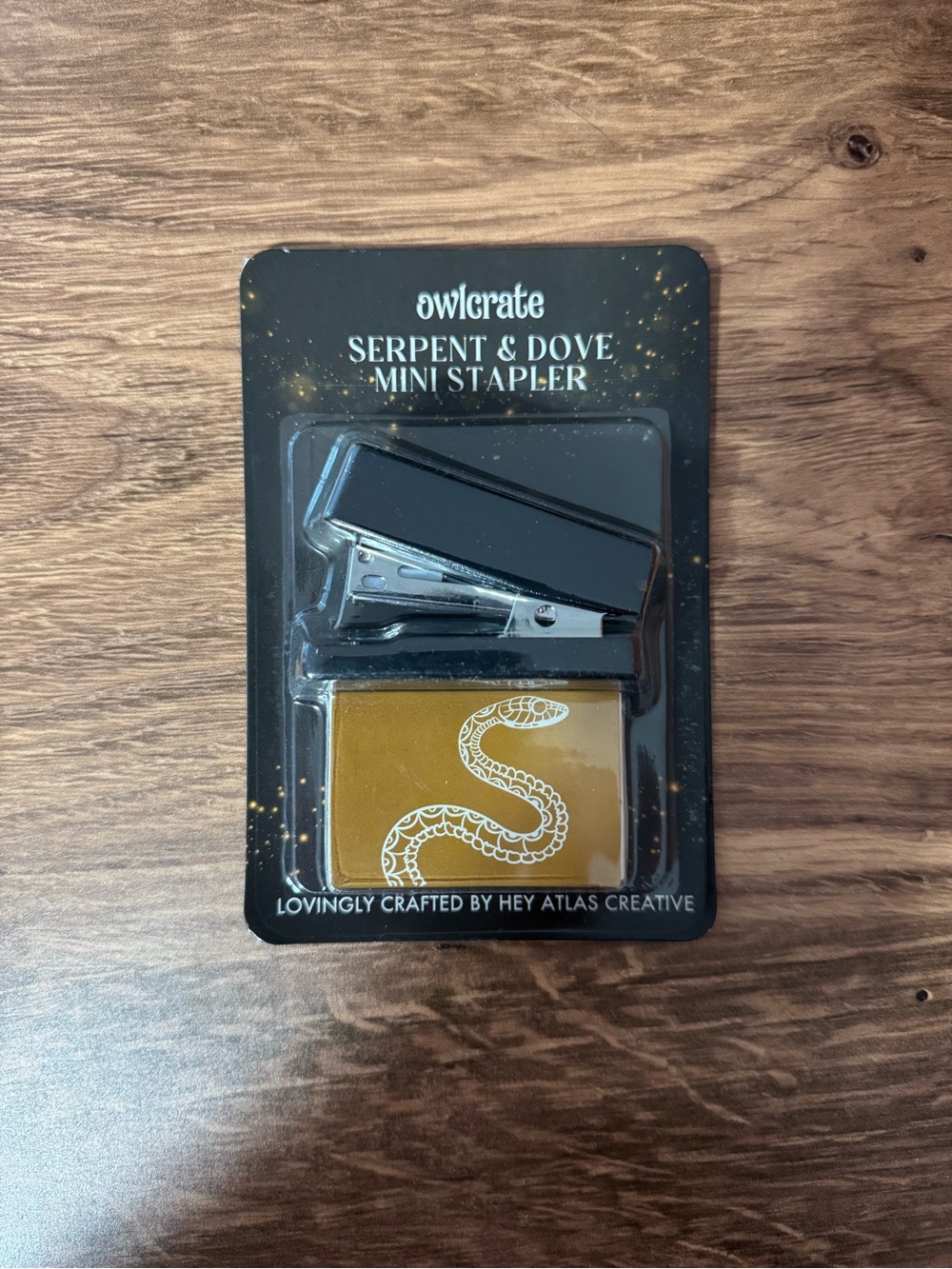 OwlCrate Serpent & Dove Mini Stapler